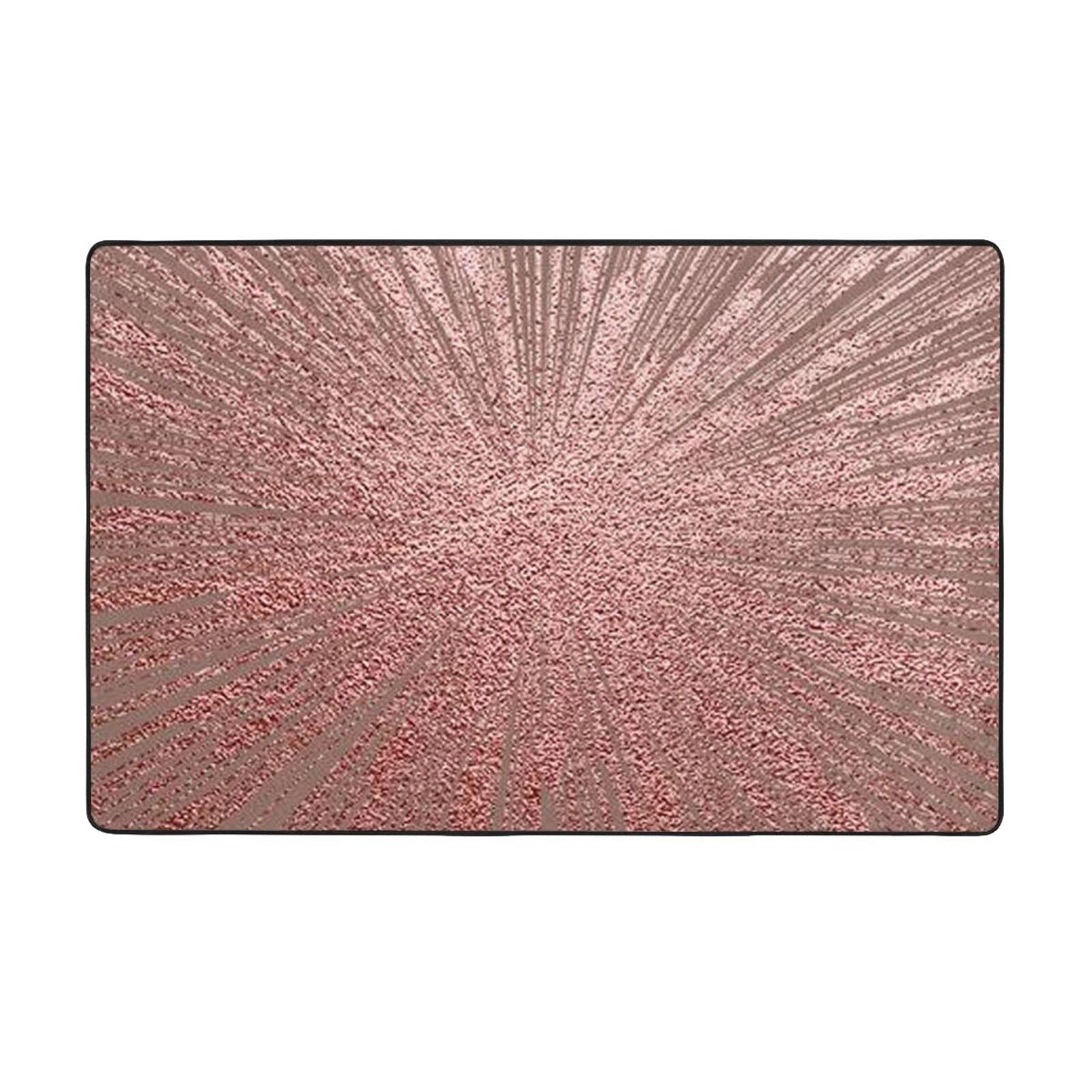 Tapis de sol en flanelle rose doré pour créer un coin lecture cosy dans le salon