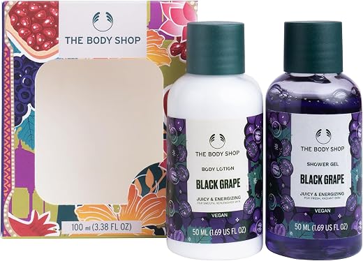 The Body Shop Black Grape Shower Gel & Body Lotion Gift Set