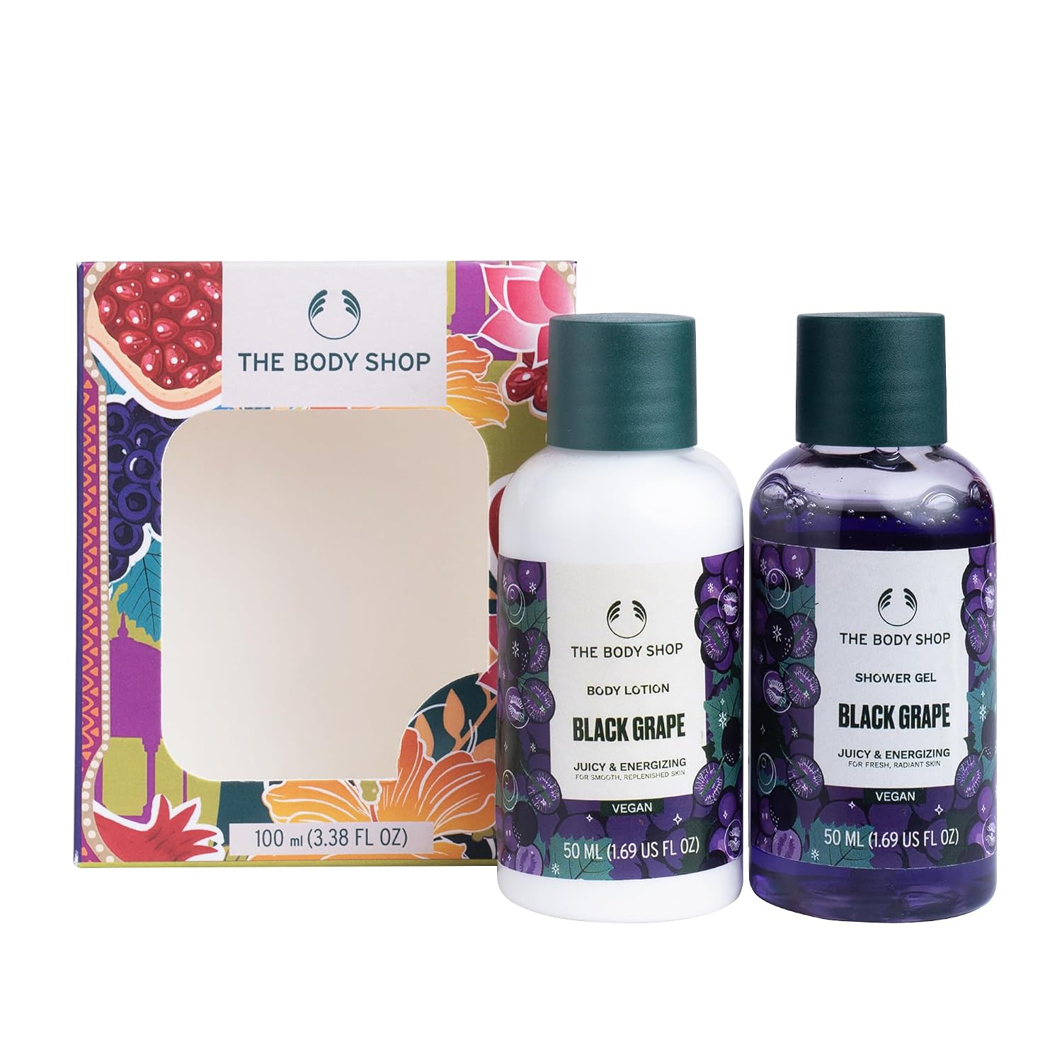 The Body Shop Black Grape Shower Gel & Body Lotion Gift Set