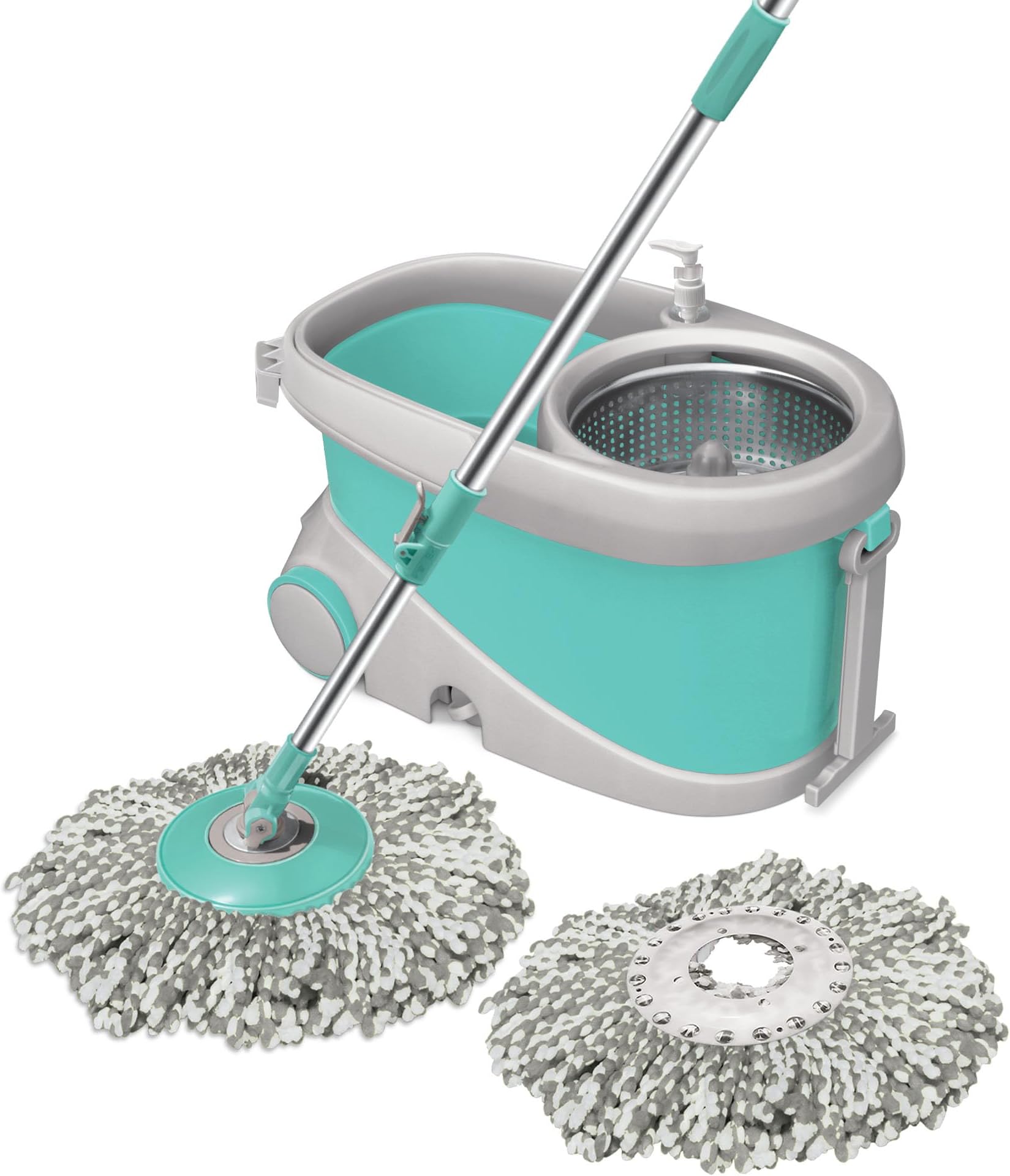 Spotzero by Milton Prime Spin Mop Portable Mop Bucket