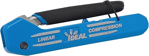 IDEAL Electrical 33-632 LinearX3 Herramienta de compresión coaxial, herramienta de compresión para conectores FBNCRCA, con 4 conectores RTQ XR RG-66