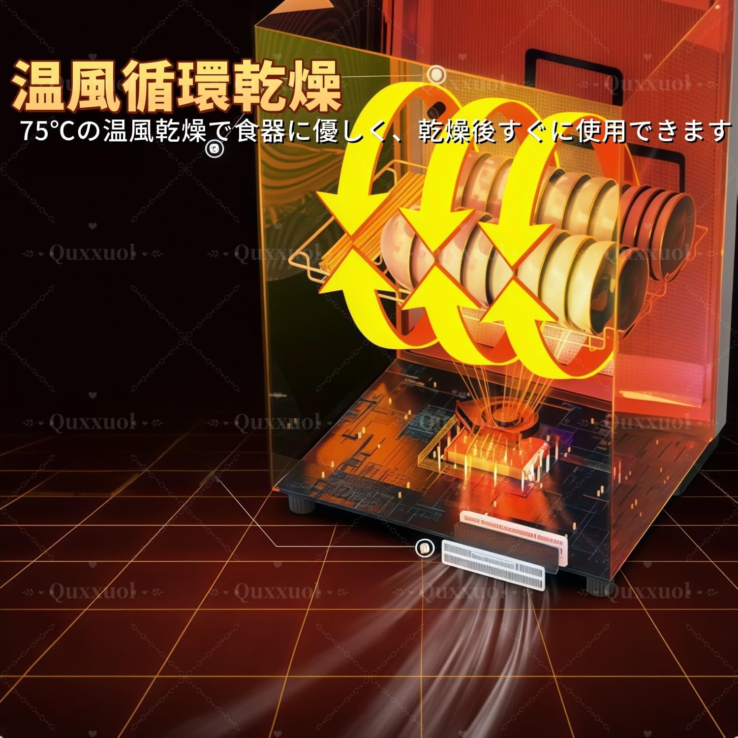Amazon.co.jp: Quxxuol 食器乾燥機 大容量58L/68L/128L 高温乾燥 Amazon.co.jp: Quxxuol 食器乾燥機 大容量58L/68L/128L 高温乾燥