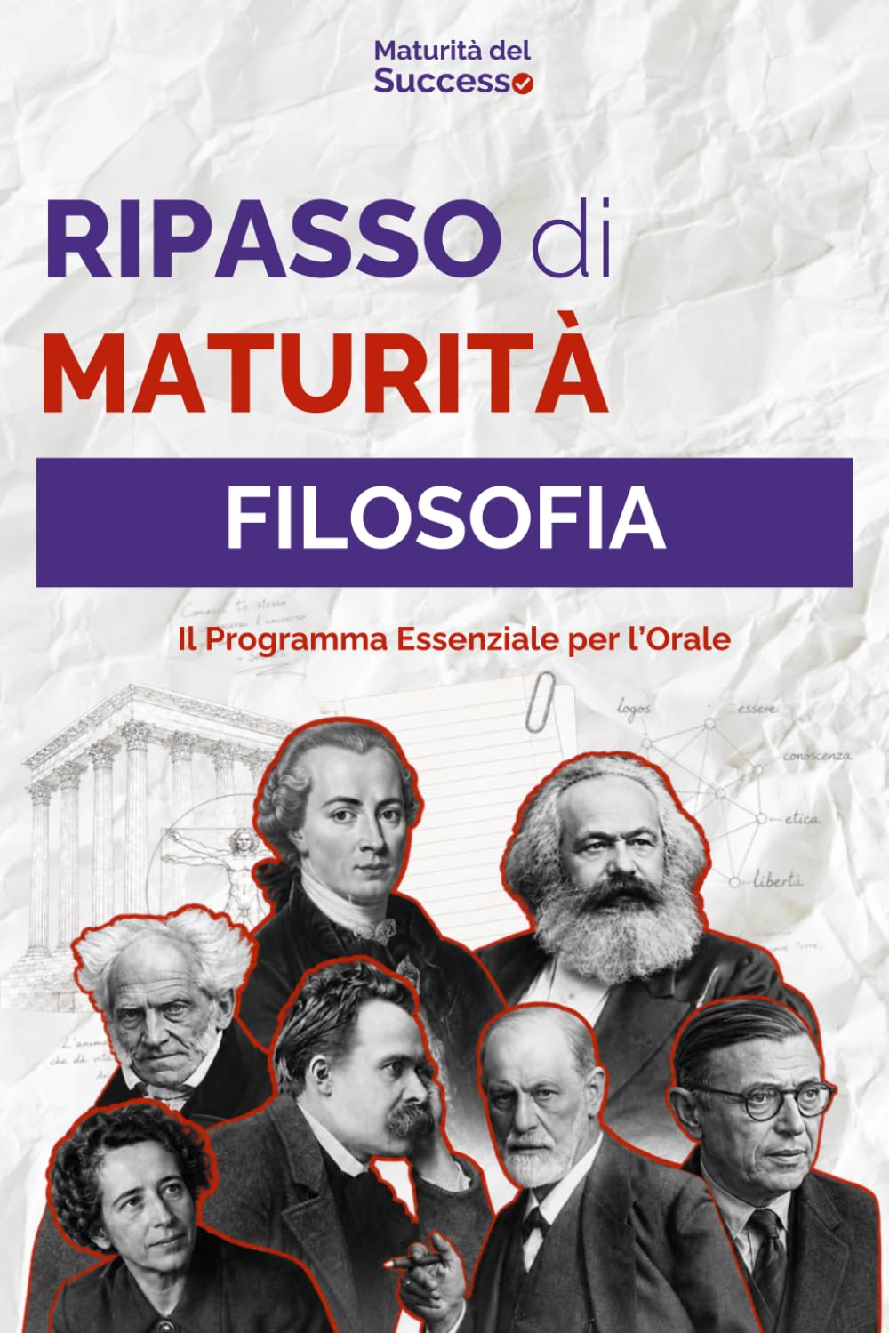 Ripasso di Maturità: Filosofia: Tutto il Programma di Filosofia per il Colloquio Orale: da Kant al Novecento - Sintesi Essenziali e Scalette per l'Orale