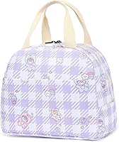 Vista 11 de Bolsa de almuerzo Panda para niñas y mujeres, bonita lonchera aislada a prueba de fugas, reutilizable, bolsa de almuerzo para adolescentes, niños