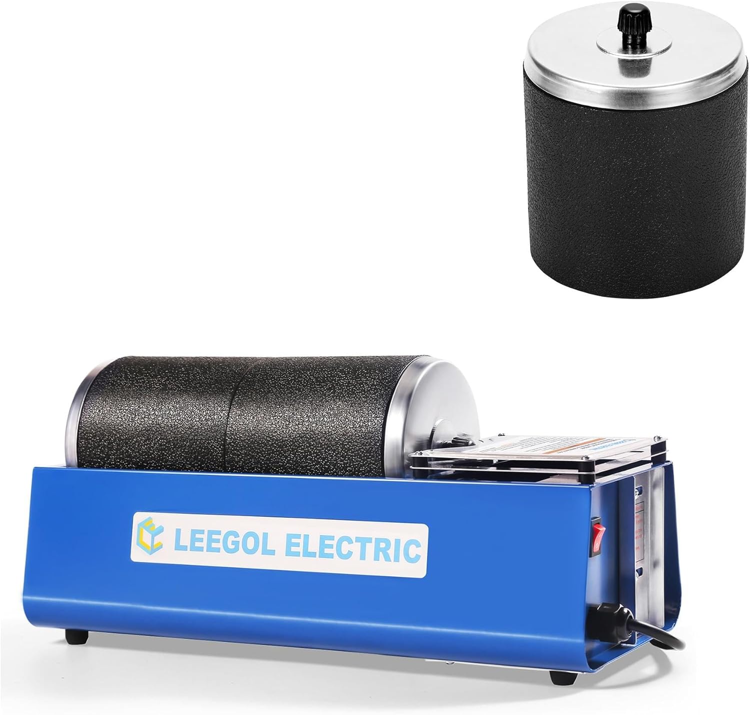 Leegol Electric 6LB Rock Tumbler with Extra Barrel
