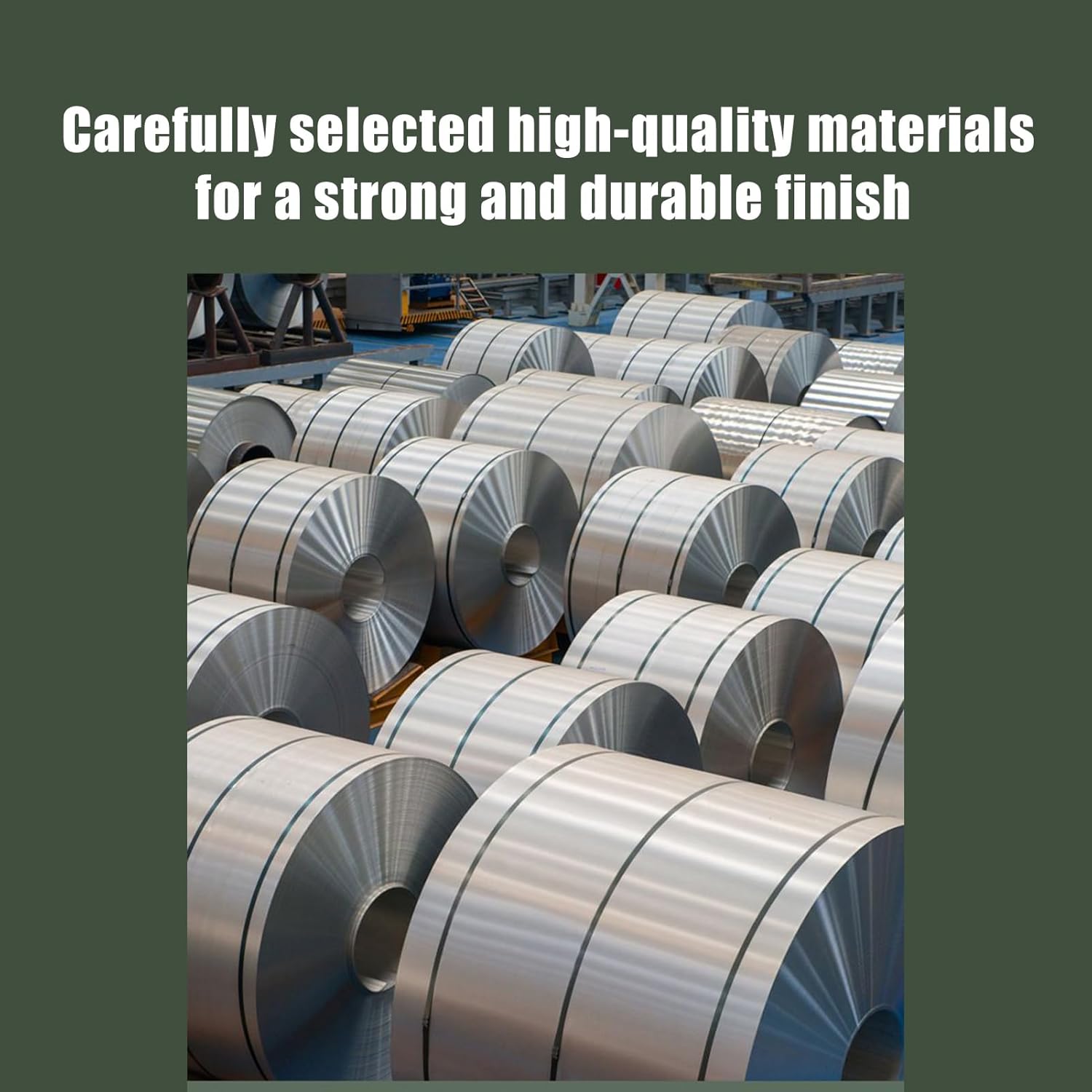 造園用エッジング - ガーデンエッジ | 10メートル 金属波型ブロック 遊び場 花壇 ドライブウェイ テラス 通路 芝生 庭園用