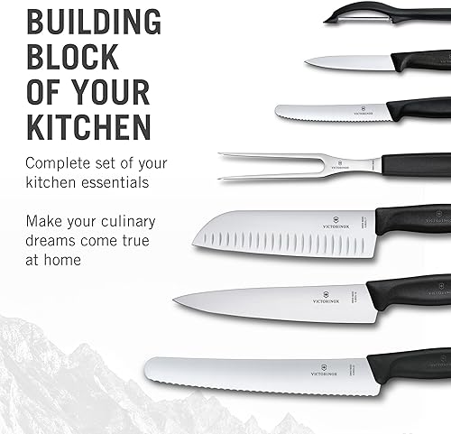 Miniatura 2 de Victorinox Swiss Classic - Juego de cuchillos de 7 piezas, color negro
