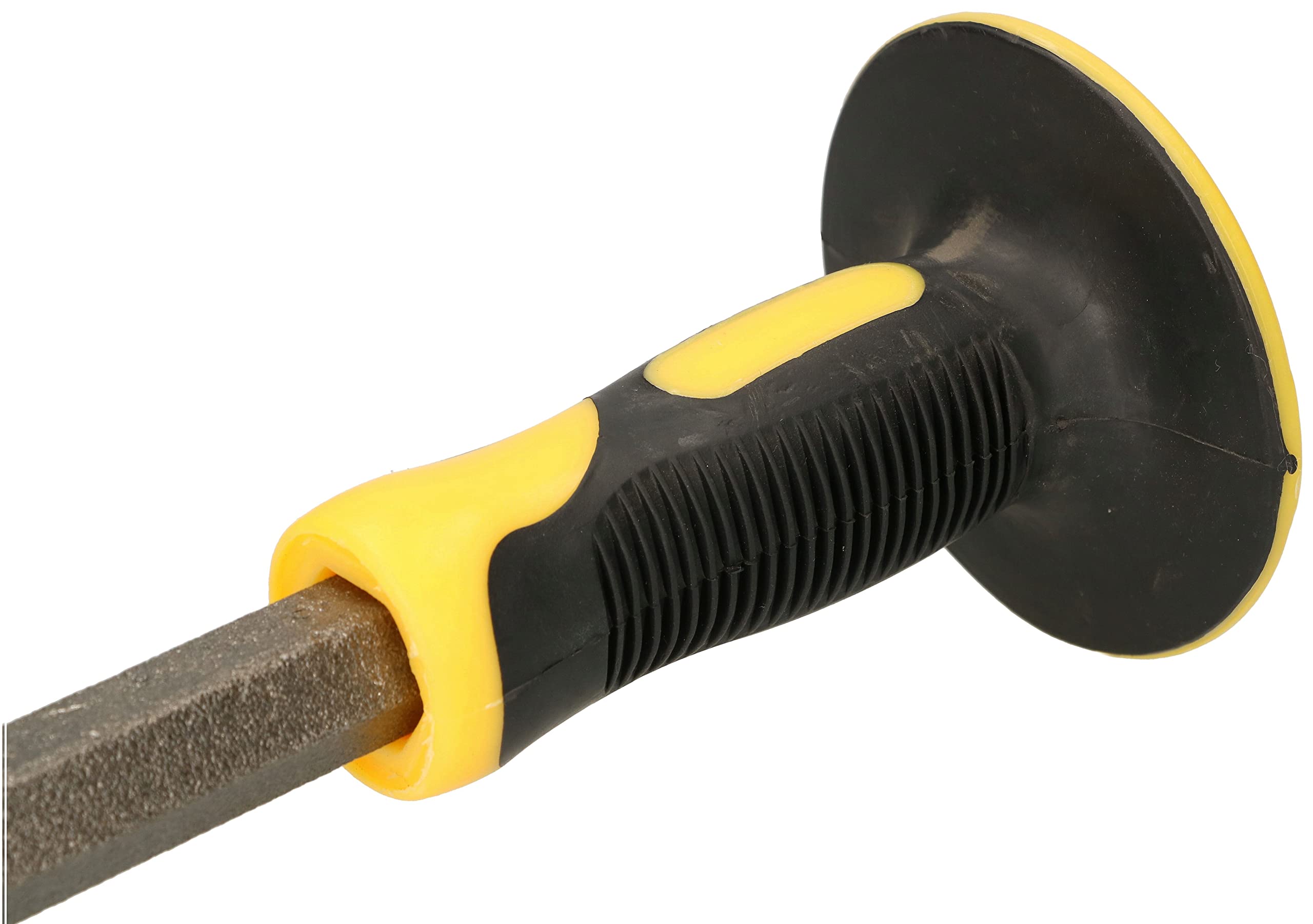 KOTARBAU® Ciseau de maçon plat avec protection de la main 500 x 18 mm Ciseau à pierre