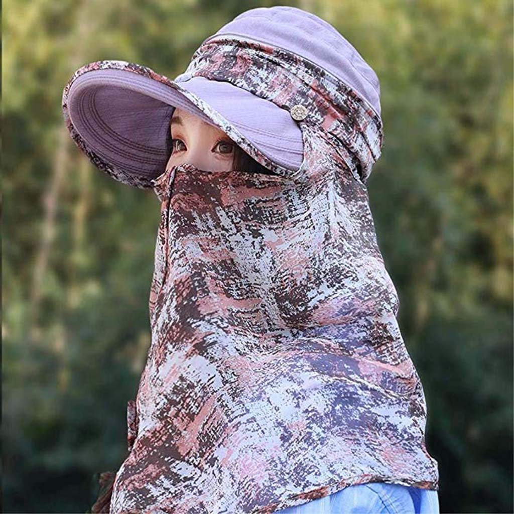 Chapeau de soleil de plage pour la protection du visage