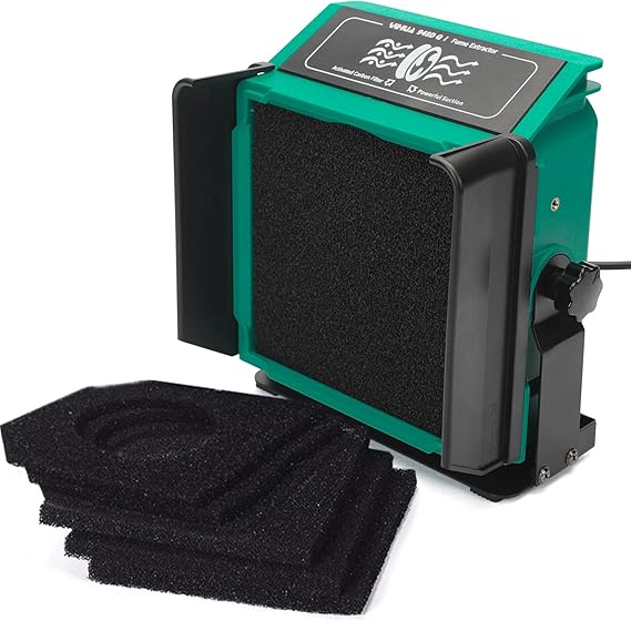 YIHUA 948DQI Solder Fume Extractor Fan Solder Smoke Absorber Remover