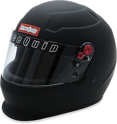 Miniatura 4 de RaceQuip Casco integral serie PRO20 Snell SA2020 clasificado negro plano XL 276996