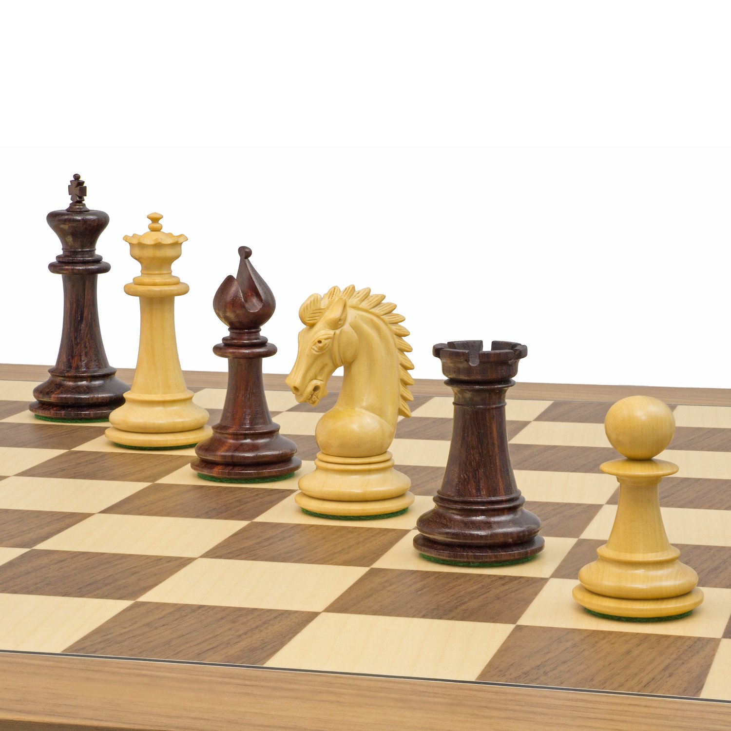 The Regency Chess Company El Sheffield Caballero Palisandro Piezas De Ajedrez 9.5cm