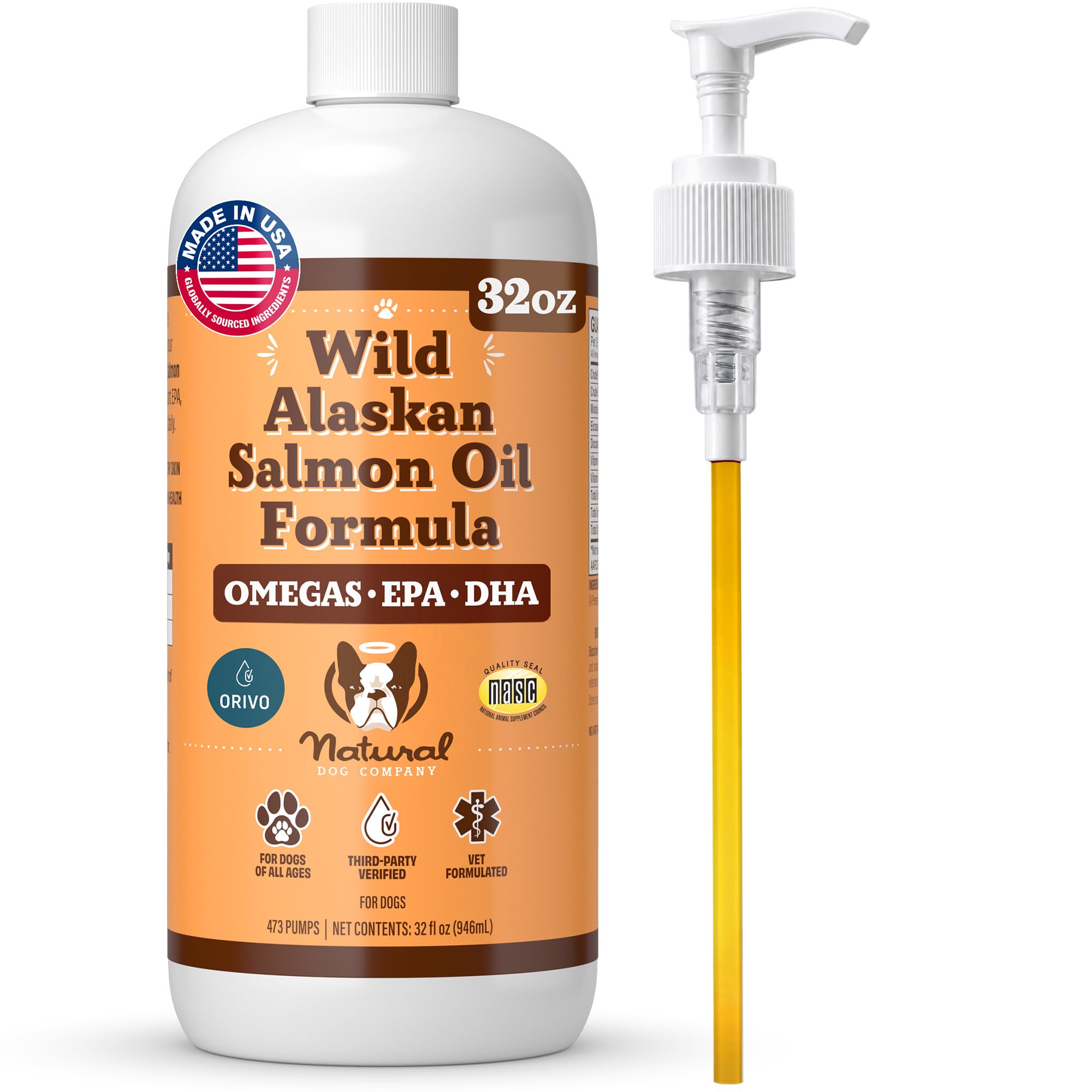 Natural Dog Company Wild Alaskan Salmon Oil for Dogs - 16 oz — Amazon image 13