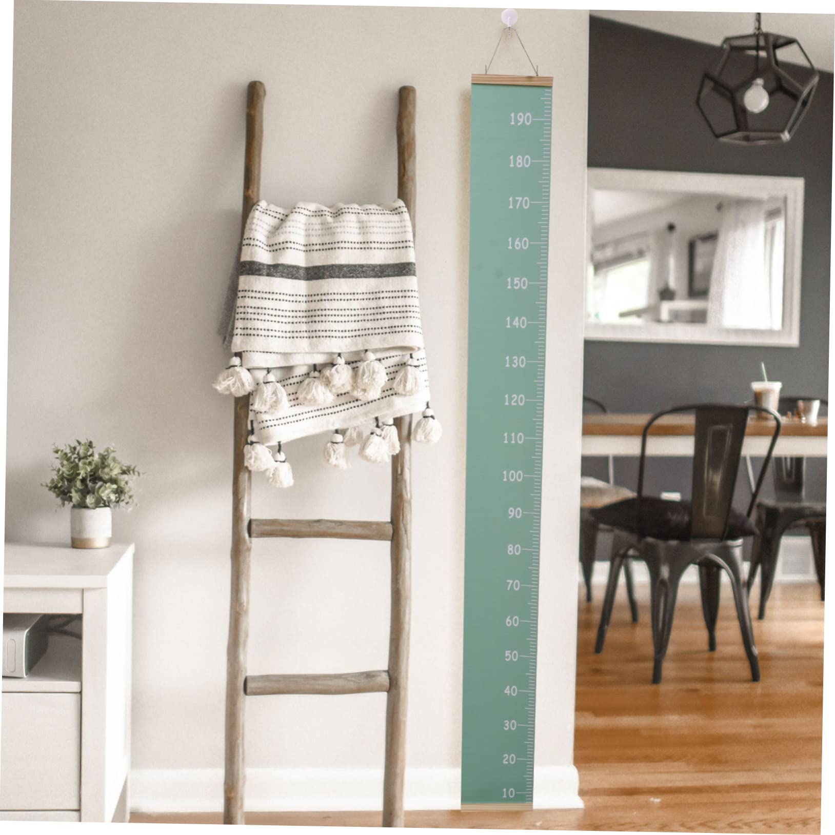VICASKY 4piezas Regla Colgante De Medición De Altura Para Niño Niña Decorativa y Práctica Crecimiento Infantil Casa Medidor Ecológico Lienzo Adorable Decoración Para Habitaciones De