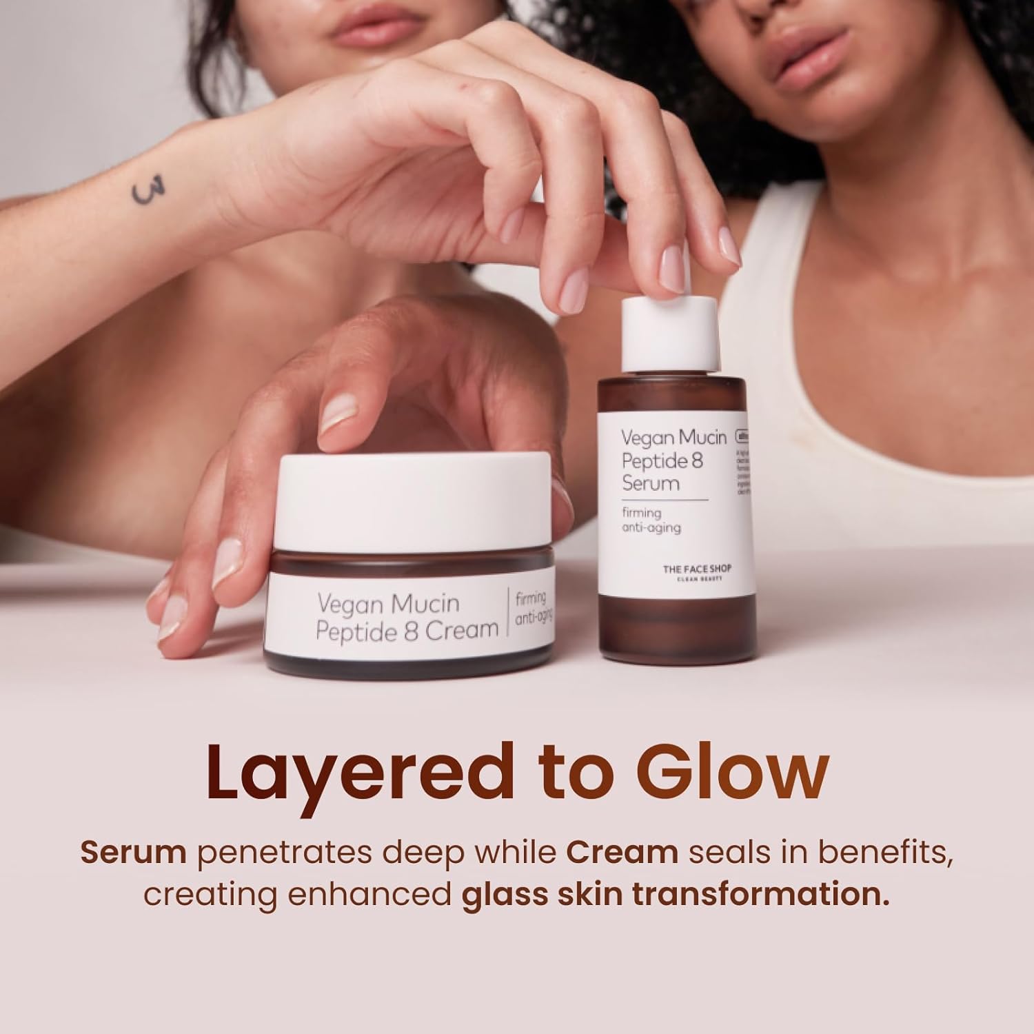 The Face Shop 8 Peptide Moisturizer, Vegan Mucin for Nourishing & Firming, Moisturizing Cream for All Skin Types, Korean Skin Care, 50 ml / 1.69fl. oz - Image 8