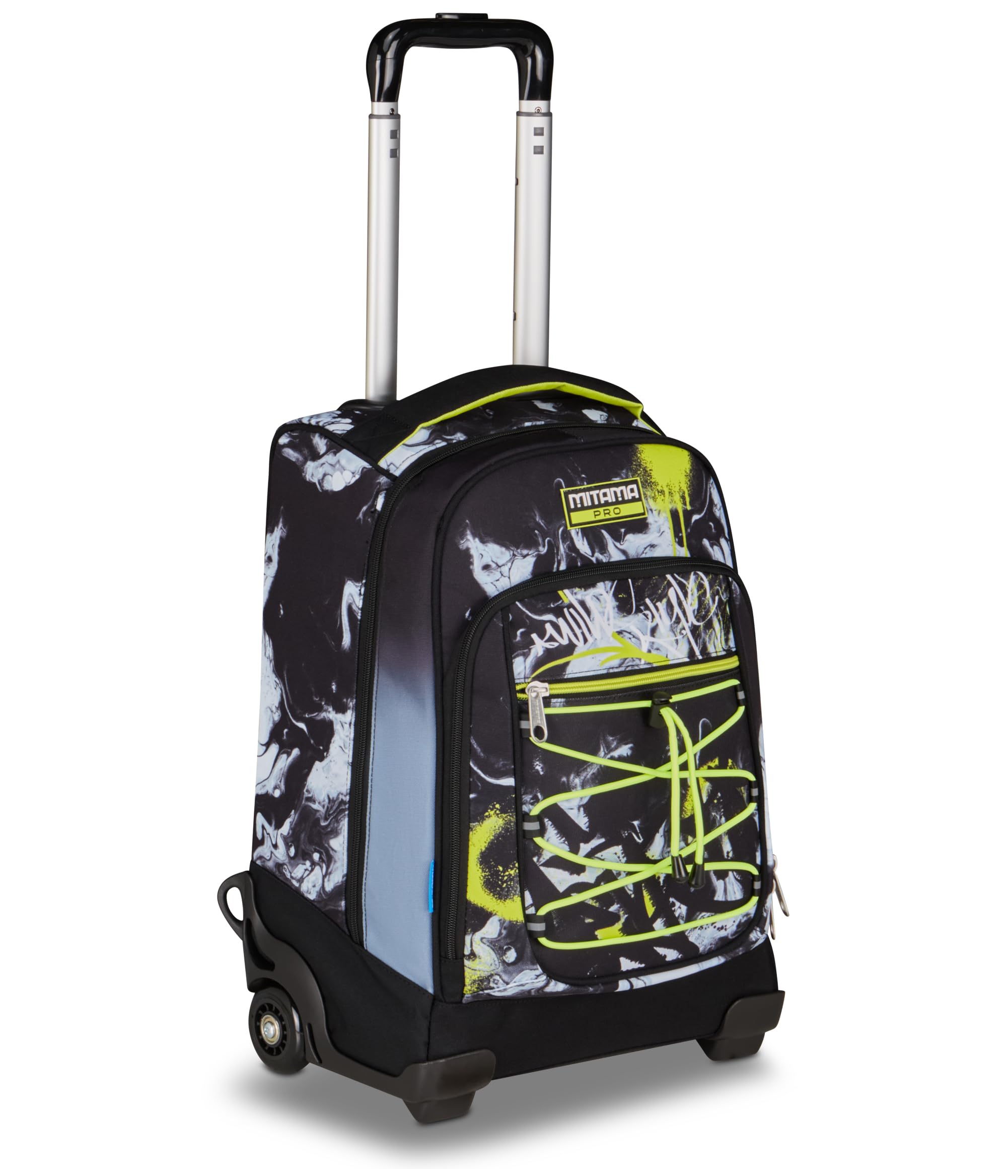 Mitama Trolley DR Scuola INKSTYLE, 34 Lt, Nero, Uso zaino, Tasca con organizer, Bambino, Scuola elementare e media, Viaggi e tempo libero