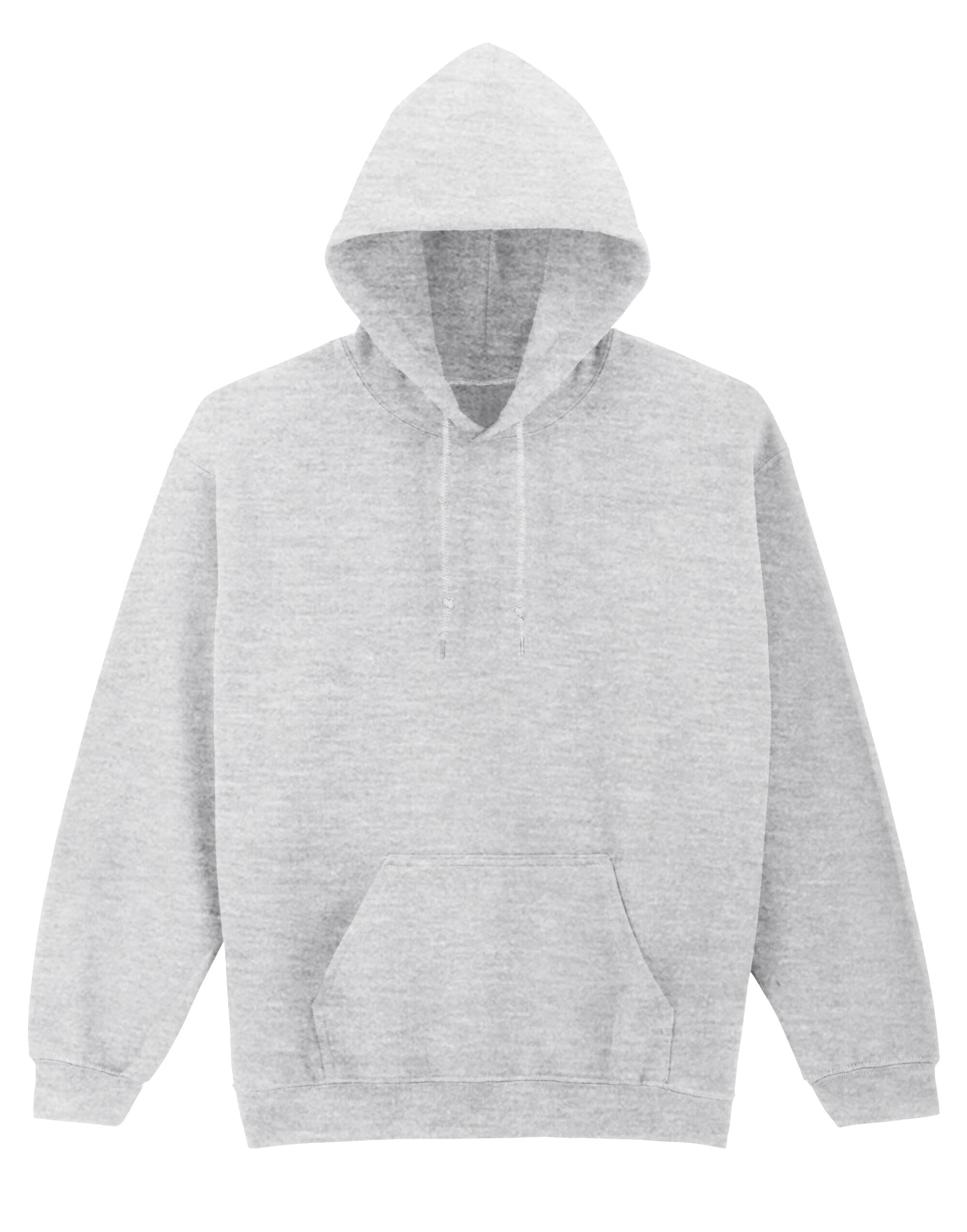 COOZO Men's Classic Hooded Sweatshirt – Ash - L
