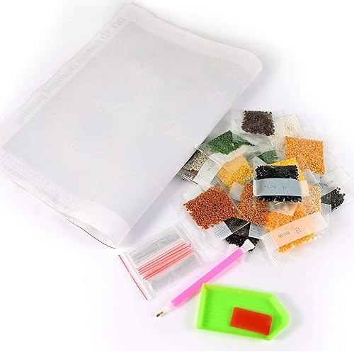 Miniatura 6 de KTHOFCY Kits de pintura de diamantes 5D para bricolaje para adultos y niños, paisaje del mundo (Las Vegas), taladro completo bordado de punto de