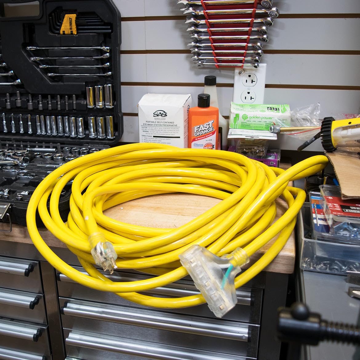DuroMax XPC10025C - Cable de extensión para Exteriores, XPC10025C