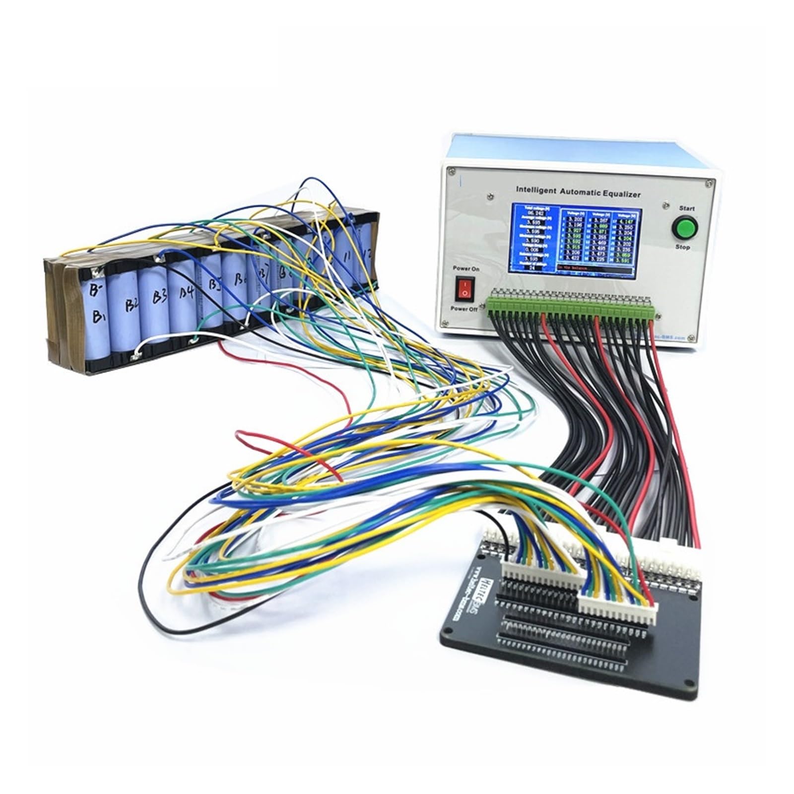 Tester Batteria Auto, Equalizzatore Automatico Intelligente 2~24S 3A 4A/equilibratore di Scarico for Manutenzione/Riparazione equilibratore Batterr