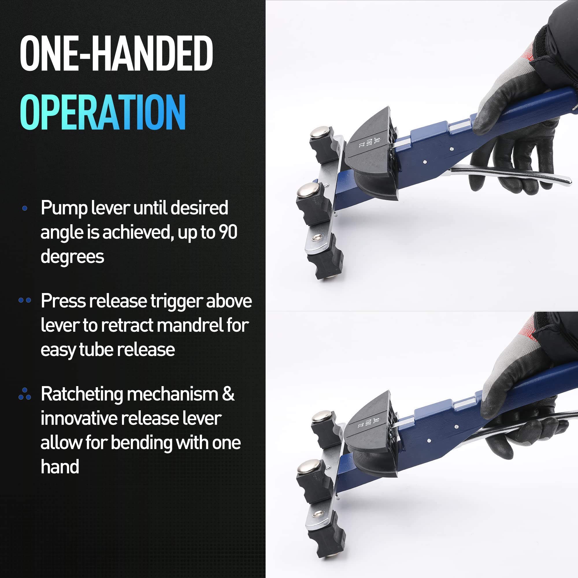 Amazon.co.jp: Wisscool チューブベンダーキット 1/4インチ-7/8インチ