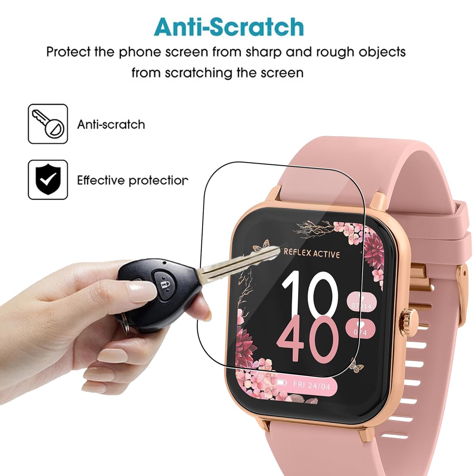 MEMELOKA 3 Piezas Protector de Pantalla para Reflex Active Series 23, TPU Película de Flexible con 3D Cobertura Completa, Alta Definición y Alta Sensibilidad