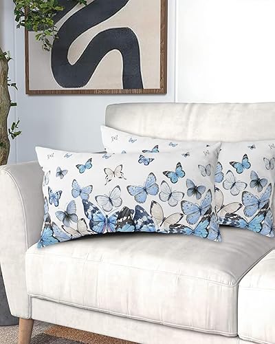 Miniatura 9 de Funda de almohada de cuerpo negro de Acción de Gracias, fundas de almohada suaves decorativas de lujo, sofá largo lumbar con cierre de sobre, hojas