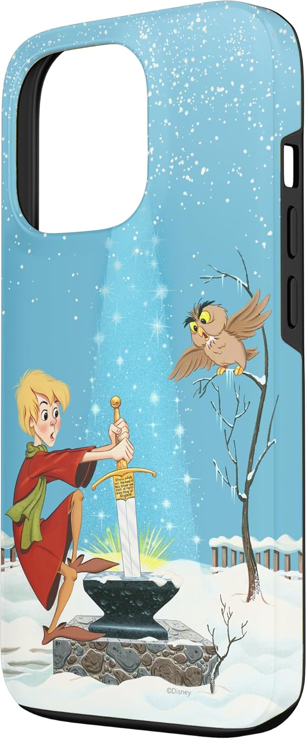 Disney The Sword in the Stone Arthur Archimedes Light Blue Case for iPhone 13 Pro