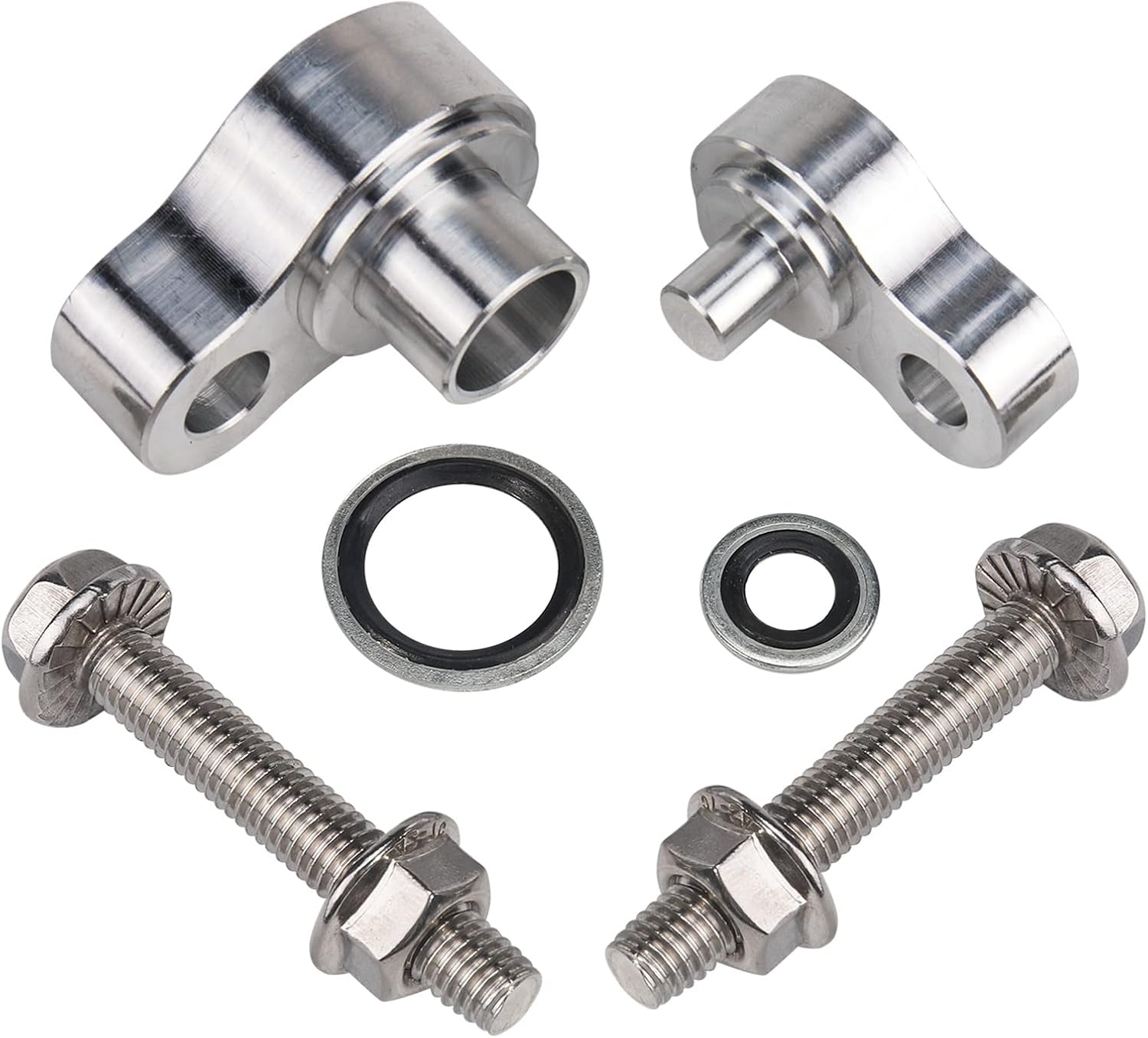 3mirrors Rear A/C Block Off Kit Line Terminator Compatible with 2002-2009 Chevy Trailblazer Envoy Select Minivan, Mid-Size and Compact SUV w/HNBR Washers & Instruction