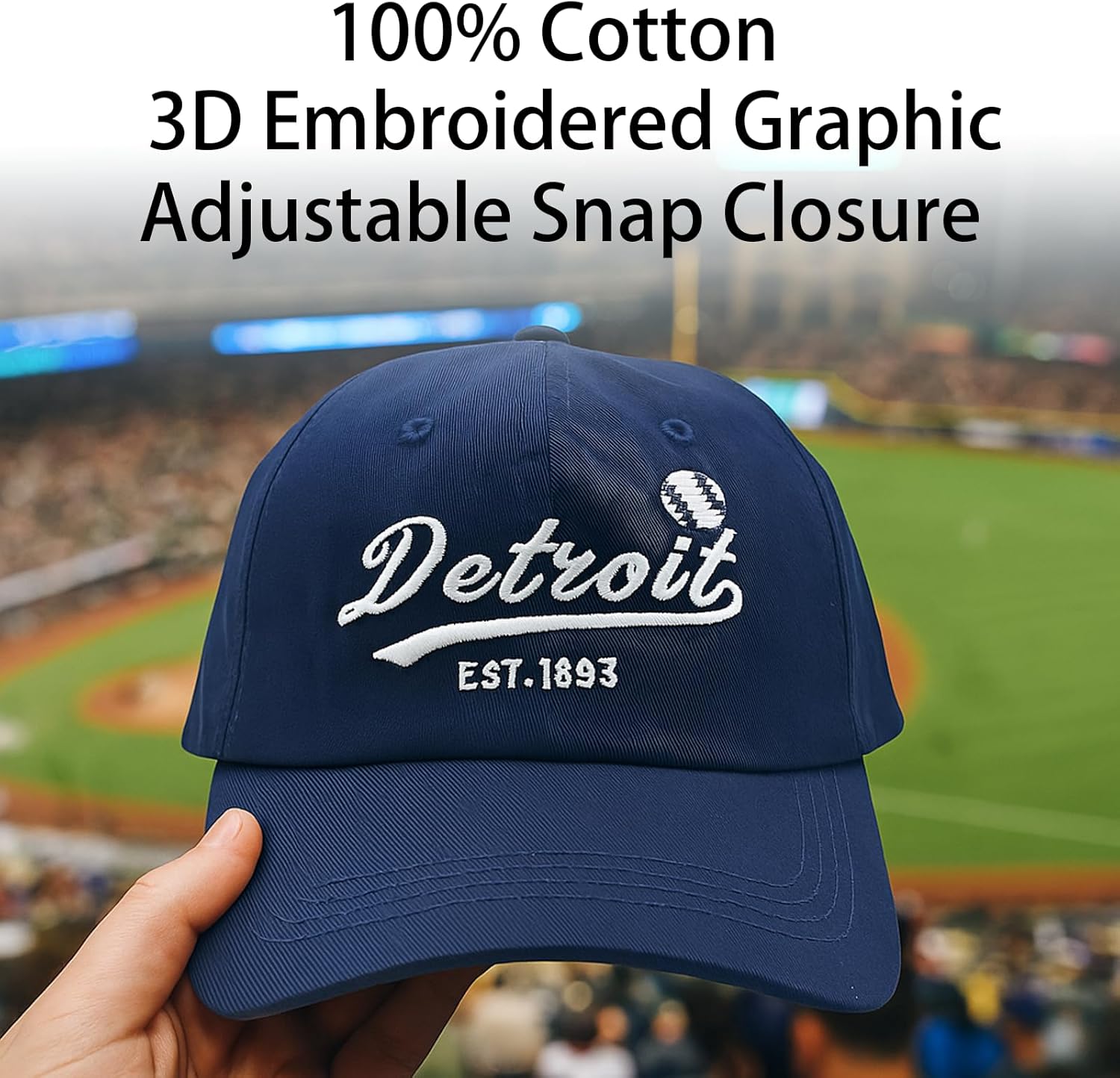 Cap Hat Classic Vintage Embroidered Hat Cap for Men Women Teenager Cap Adjustable - Image 4