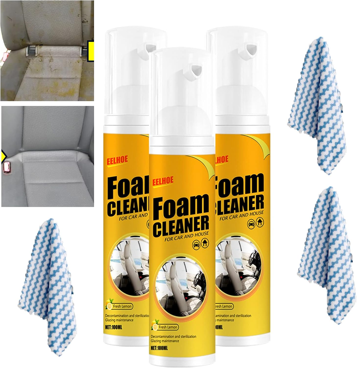 Car Magic Foam Cleaner, Neat Freaks Multipurpose Foam