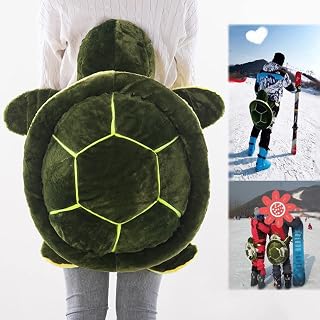 Butt Pads Snowboarding, Snowboard Protective Gear, Adjustable Straps Protective Gear for Snowboarding Cute Stuffed Turtle Protection Hip Butt Pad Knee Ski Ice Skating(Color:Green)