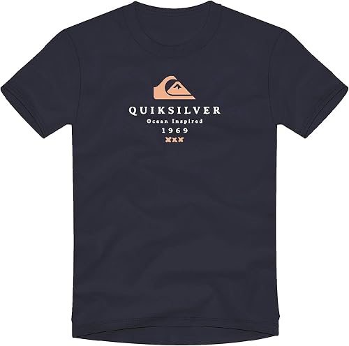 Quiksilver Homme First Fire T-shirt, Bleu, S EU