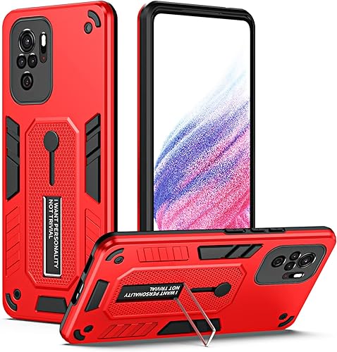 Funda compatible con Xiaomi Poco M5s 4G, soporte integrado compatible con Redmi Note 10 4G  Note 10S 4G  Note 11 SE (India) funda protectora disponible en Yaxa El Salvador
