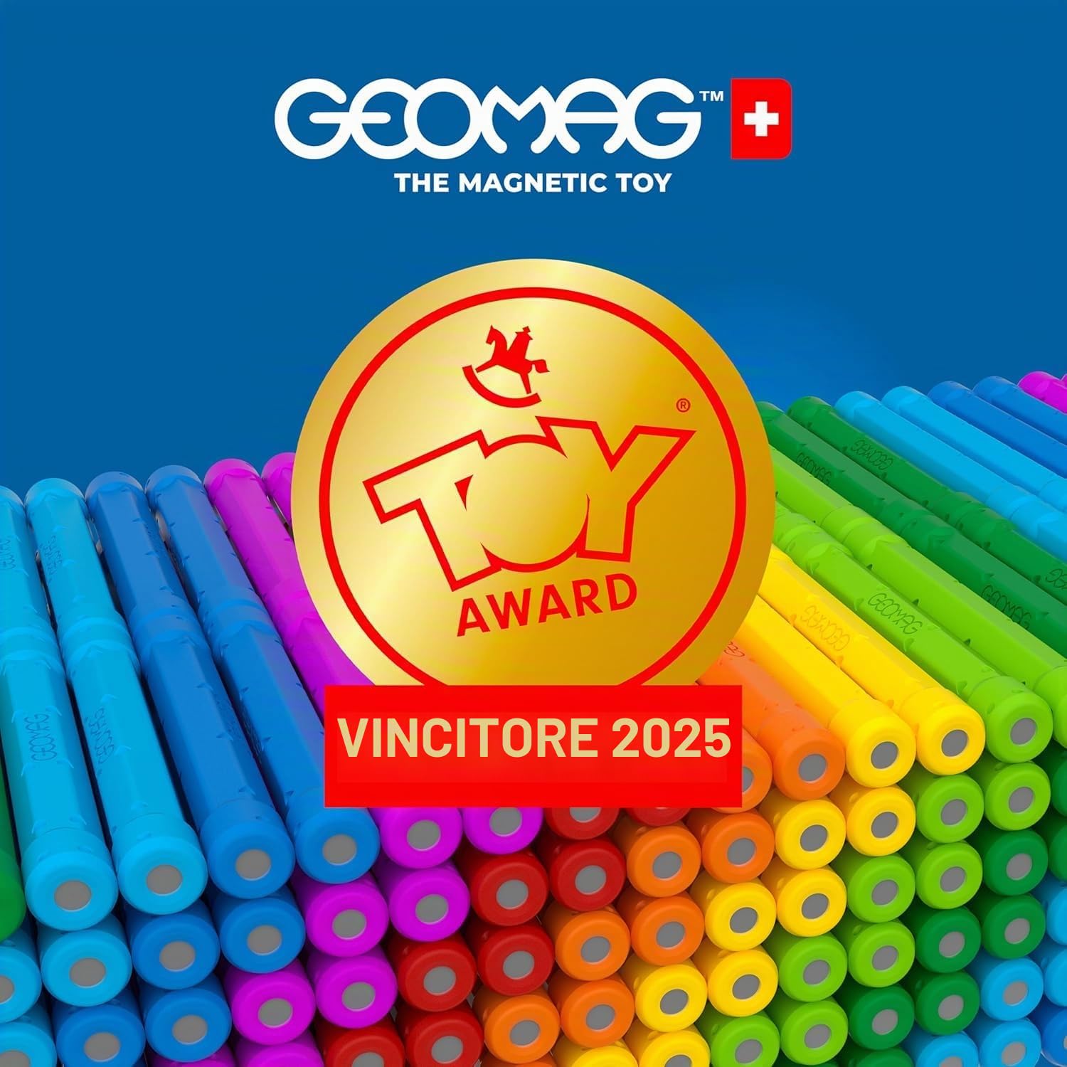 GEOMAG - PRO-L Skyline New York 174 Pezzi, Costruzioni Magnetiche per Bambini e Ragazzi con Sfere Barre Tessere Magnetiche Geometriche, Giochi Bambini 8 Anni + STEM Educativi, Regalo Natale Compleanno
