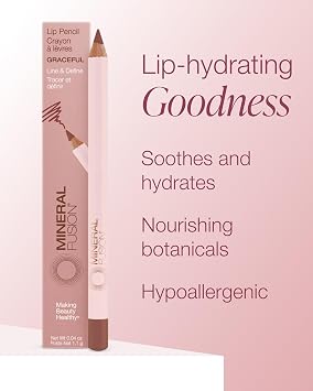 Mineral Fusion, Lip Pencil Graceful, 0.04 Ounce
