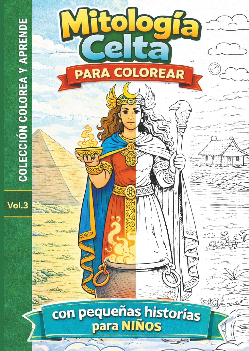 Mitología Celta para Colorear: Libro educativo para niños