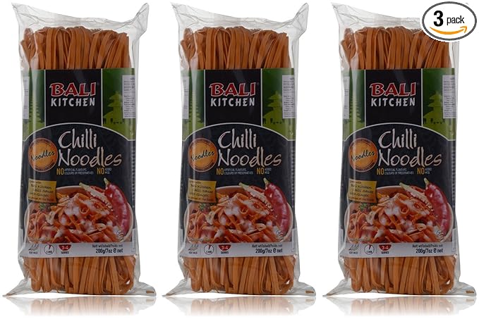 Bali Kitchen Chilli Noodles - 600 grams (Set of 3)