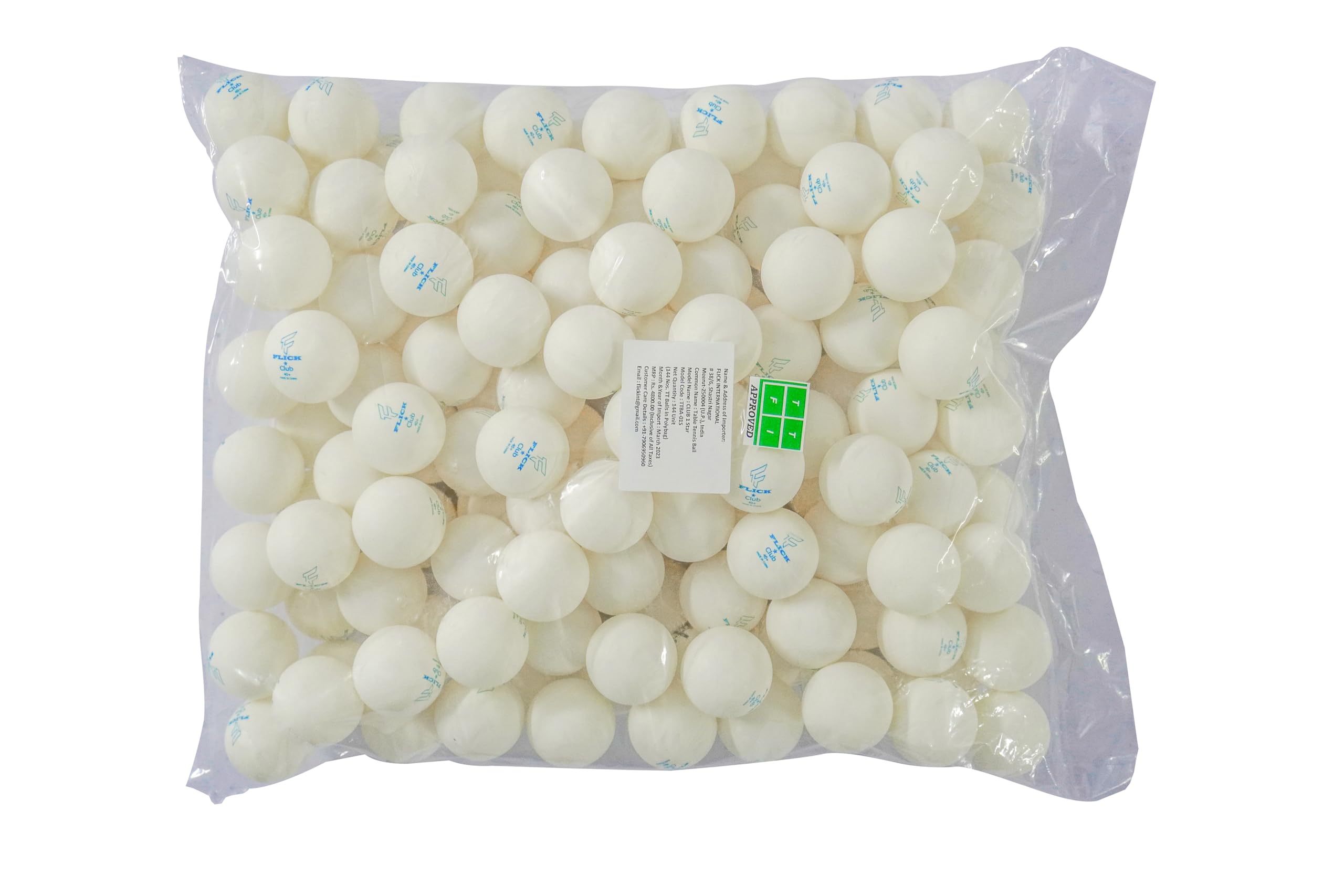 See full amazon price history chart for FLICK Club 1-Star Table Tennis Balls: Durable Practice & Match Balls- Standard 40+ mm Size | Ideal for Tournaments & Training- Pack of 144 FLICK Club 1-Star Table Tennis Balls: Durable Practice & Match Balls- Standard 40+ mm Size | Ideal for Tournaments & Training- Pack of 144 (B0CQCGQ49C) Amazon Price History, Amazon Price Tracker