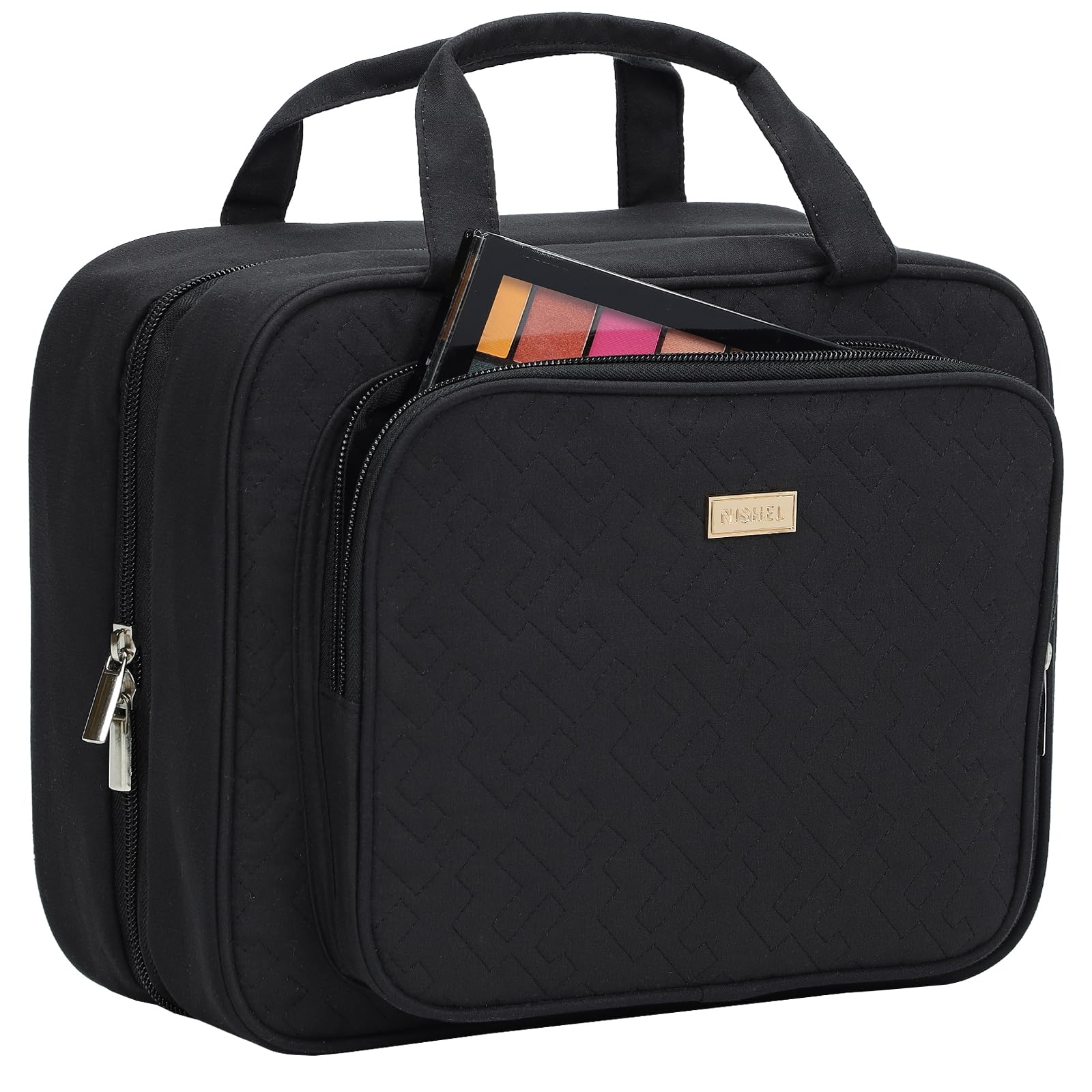 Large Size Toiletry Bag for Women, Travel Essentials Organizer, Hanging Makeup Case for Accessories, Cosmetics, Toiletries