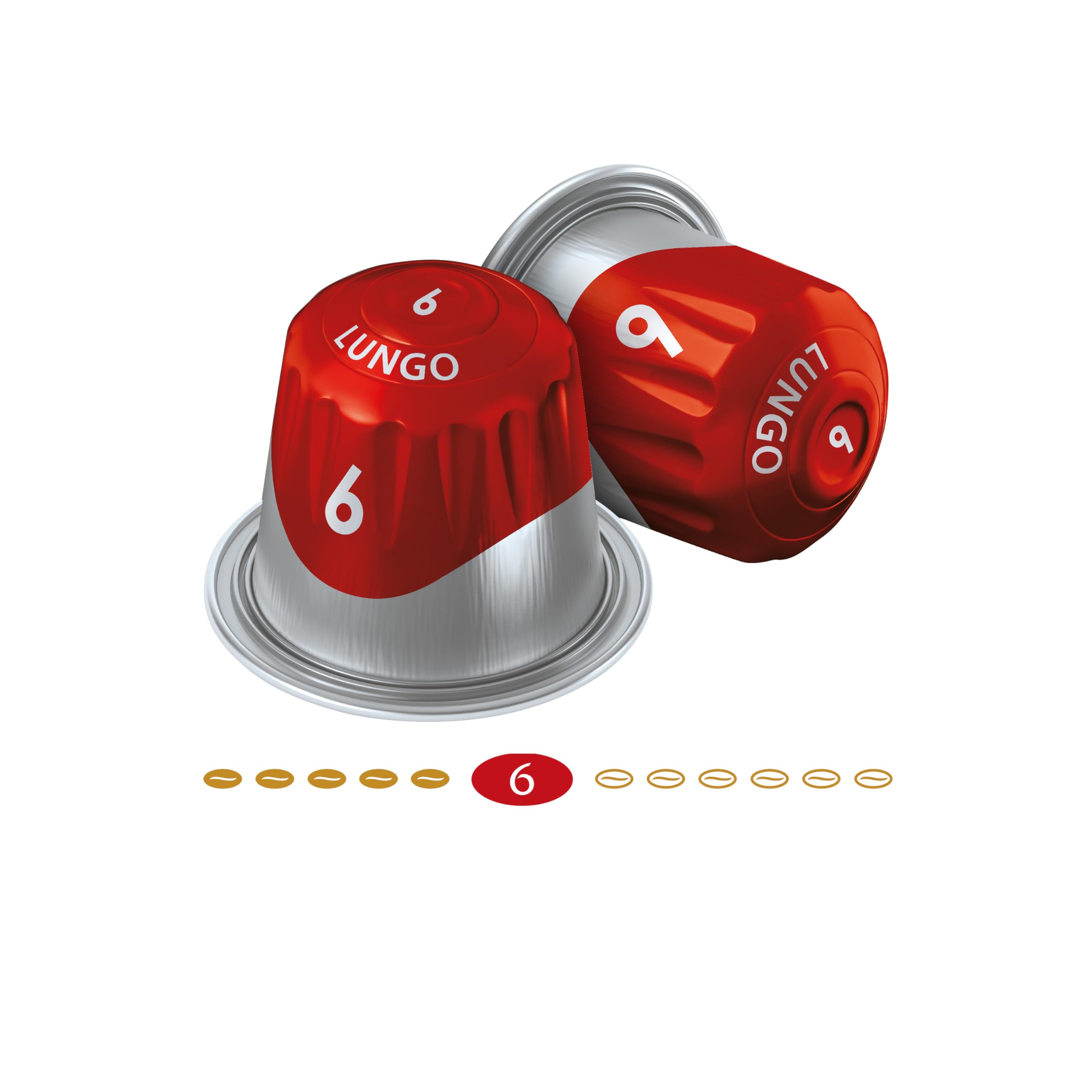Jacobs Kapsułki kawy Lungo Classico, intensywność 6 na 12, 20 kapsułek Nespresso®* kompatybilne kapsułki, 10 x 20 napojów