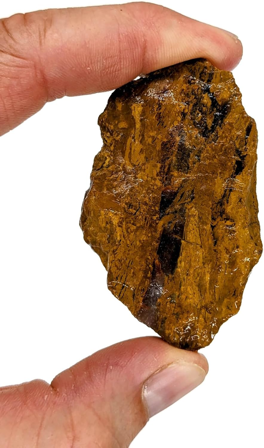 3 lbs Bulk Rough Agate, Jasper, Petrified Wood Stone Mix - 1 to 2 Inch Mixed Sizes. Natural Stones Perfect for Rock Tumbling, Wire Wrapping, Fountain, Decoration, Lapidary or Energy Stones