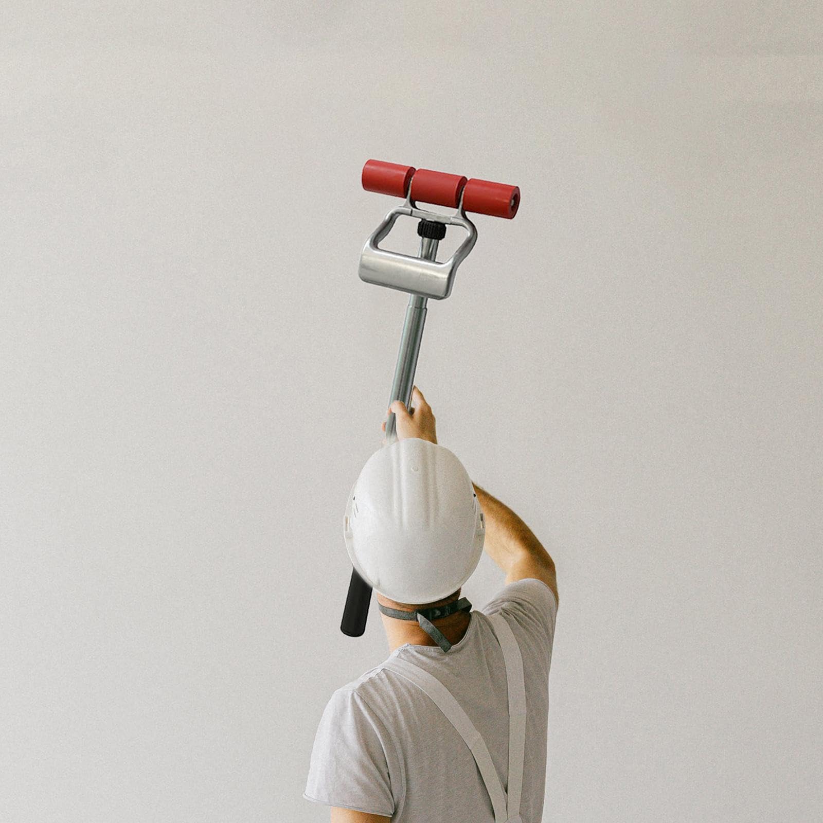 Asta di prolunga con rullo per pittura telescopico, strumento pratico e resistente, adatto a diversi usi su pavimenti e pareti, rullo per pittura telescopico per