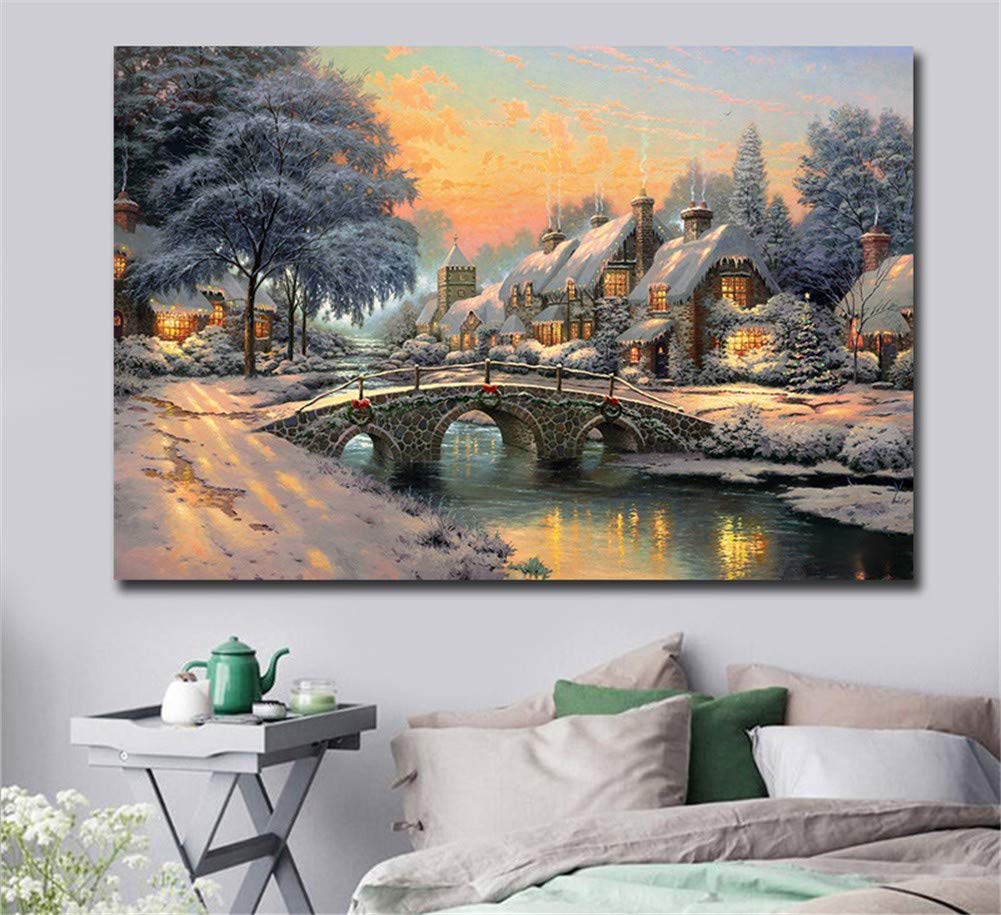 Diamond painting adultes full drill avec strass brillants point de croix créatif