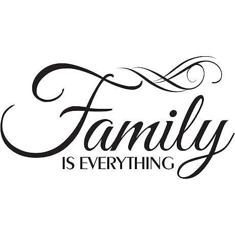 Elegant World of Wall Decal Family is Everything Wall Decals