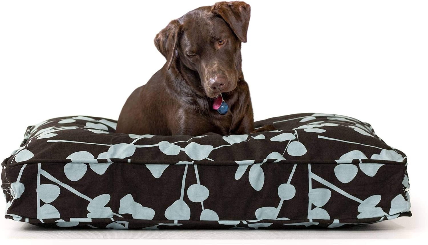 eLuxurySupply Dog Bed Cover Replacement | 100% Cotton Canvas - Pet Bed Zipped for Easy Removal | Washable, Preshrunk & Durable | Fits…