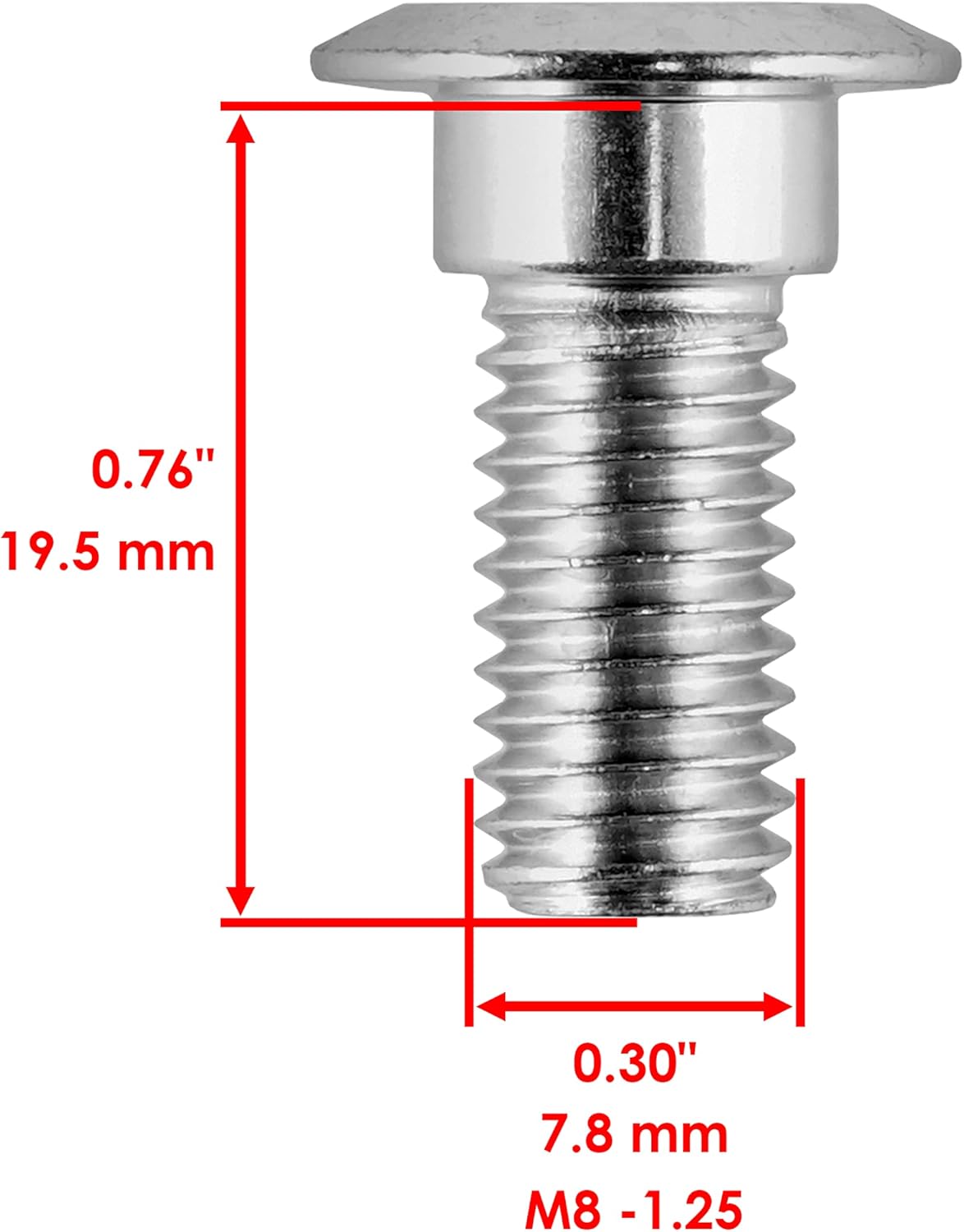 Caltric 2x Front/Rear Brake Disc Rotor with Bolts Compatible with Yamaha Viking 700 YXM700 EPS 2014-2026