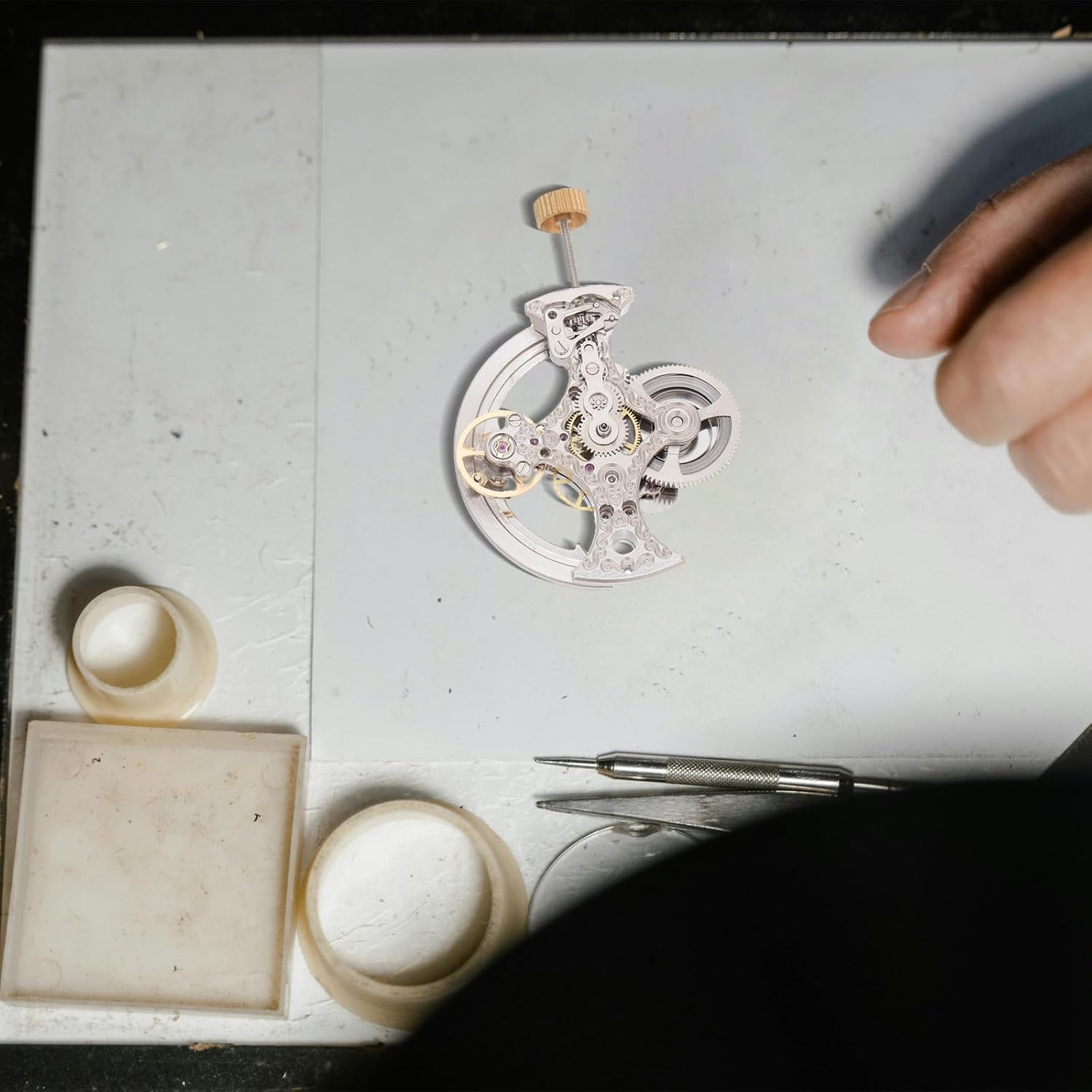 Automatic Engraved Mechanical Watch Movement - Precision Component for Collectible Watch Repair - Watchmaking Part for DIY Modification Wristwatches