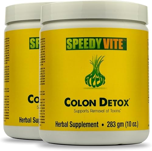 Miniatura 5 de SpeedyVite Colon Detox Organic Apoya la eliminación natural de toxinas* Carbón Psyllium Lino, fibra de manzana, olmo resbaladizo Hinojo 10oz Polvo