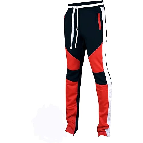 SCREENSHOT Mens Urbanwear Premium Slim Fit Urban Track Suit - Athletic Street Jogger Bottom with Side Taping Sportswear